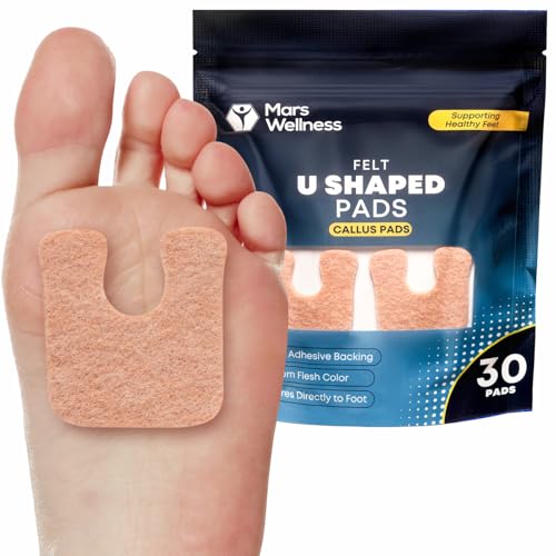 Mars Wellness U-Shaped Callus Pads for Feet
