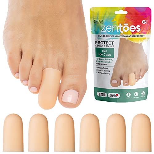 Zentoes 6 Pack Gel Toe Cap And Protector